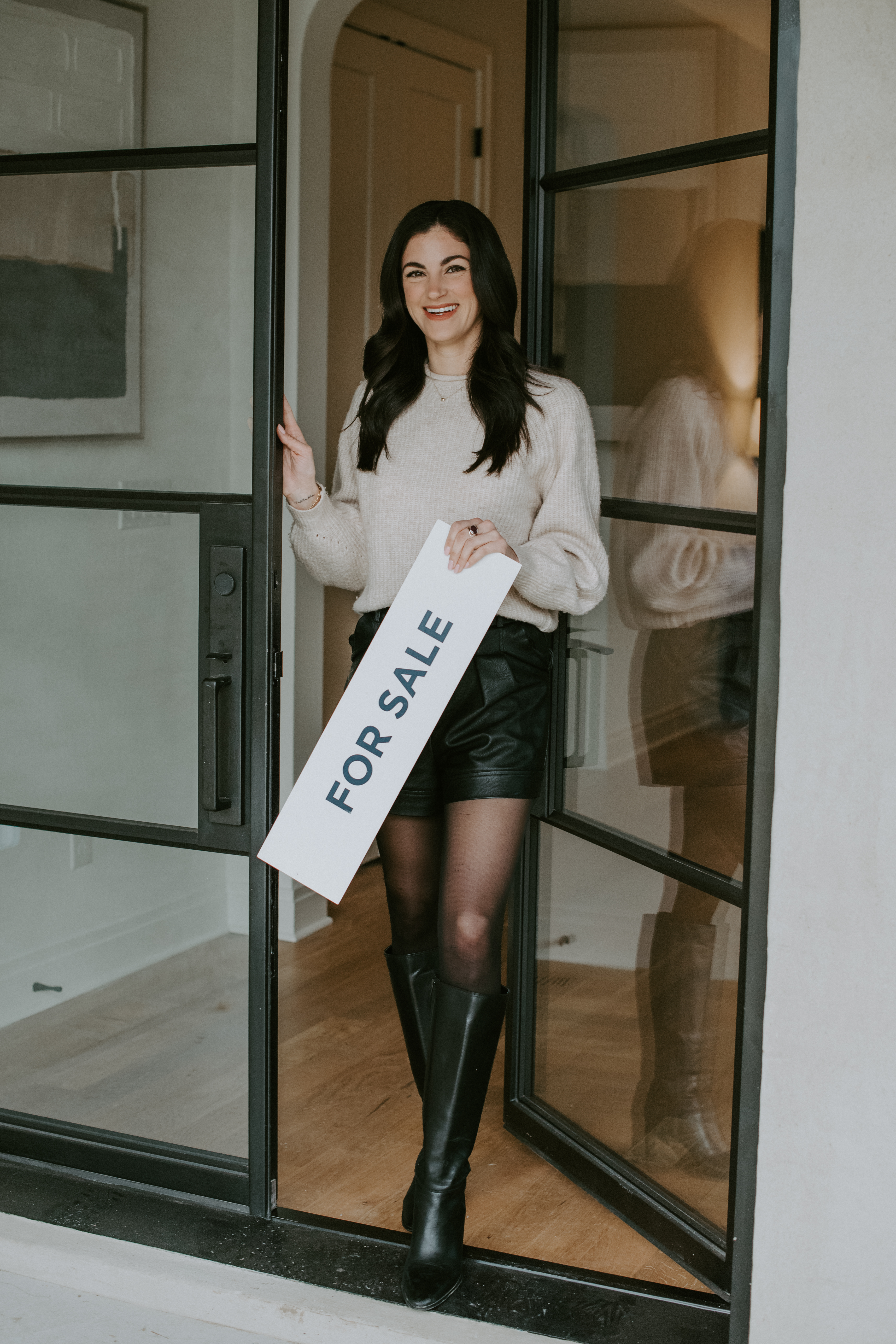 Brittany Weiner welcoming clients at a Nashville home